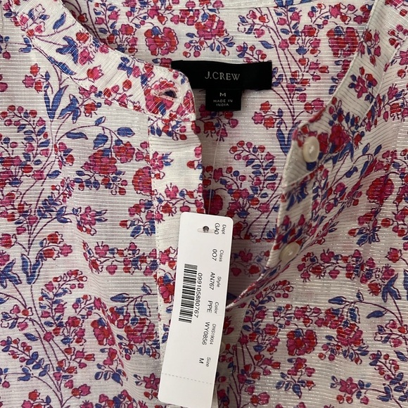 JCrew NWT flower print blouse - Picture 2 of 7
